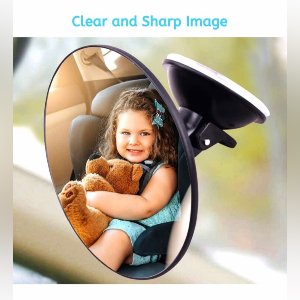 Baby mirror suction cup